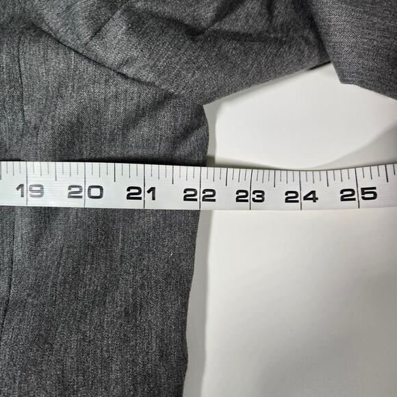 Tahari Gray Blazer Women Size 16 Preppy Career Academia Neutral Minimalist - Picture 9 of 12